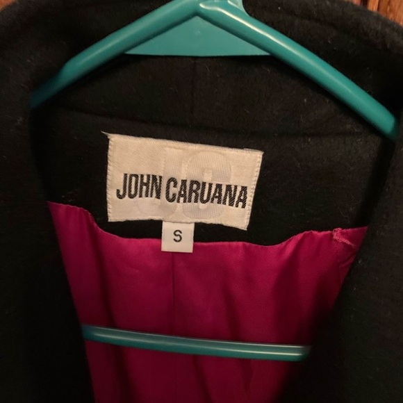 Black wool blend coat - Picture 3 of 4